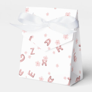 Caixinha De Lembrancinhas Crianças bonitas ABC Flor de Alfabeto Escola Infan