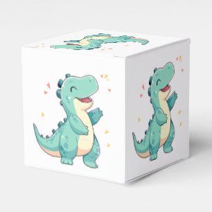 Caixinha De Lembrancinhas Crianças Dino Mite! Dinossauro Cinto Aniversário T