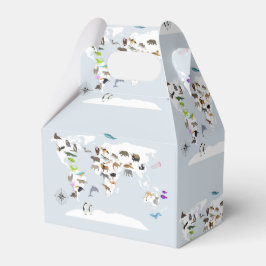 Caixinha De Lembrancinhas Crianças - O Mundo dos Animais