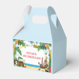 Caixinha De Lembrancinhas Crianças Piratas Festa de aniversário de Navios