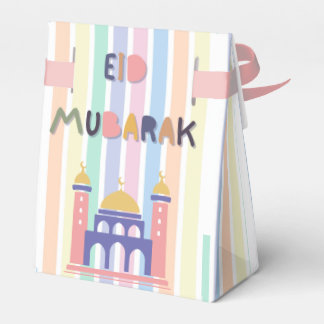 Caixinha De Lembrancinhas Crianças Rainbow Eid Mubarak Eid Gift e