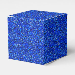 Caixinha De Lembrancinhas Cristal de Druzy - azul da safira