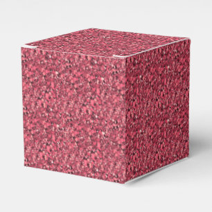 Caixinha De Lembrancinhas Cristal Druzy - vermelho de granada