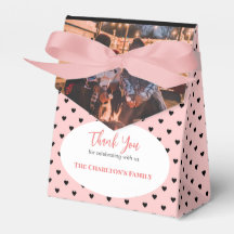 Cristening 1 Section Photo Salmon Pink Hearts