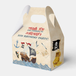 Caixinha De Lembrancinhas Croata Pirata de Aniversário