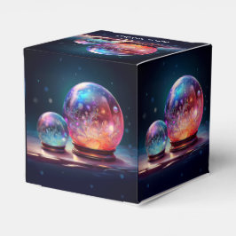 Caixinha De Lembrancinhas Crystal Snowballs Christmas Holiday Favor Box