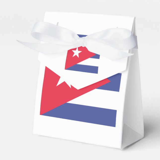 Caixinha De Lembrancinhas Cuba Flag Emblem (Frente)