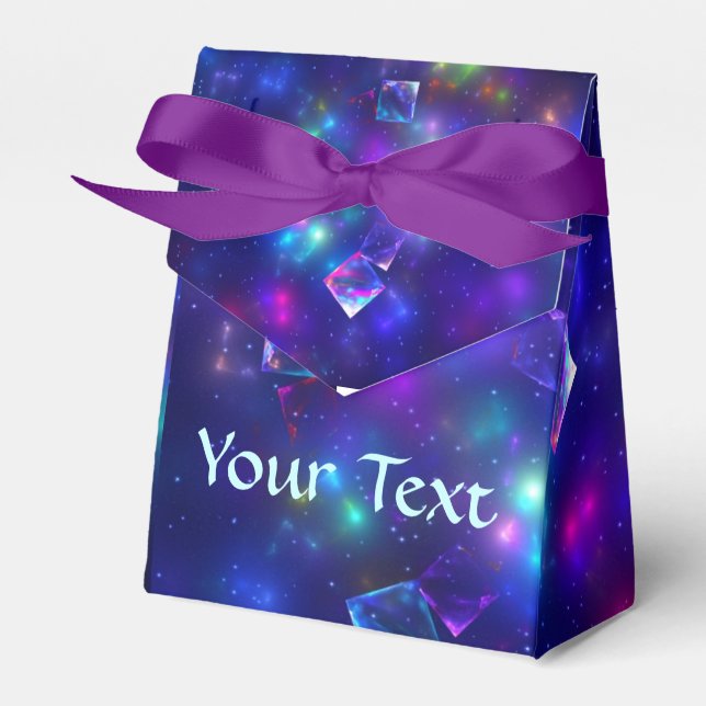 Caixinha De Lembrancinhas Cubos cósmicos (Frente)