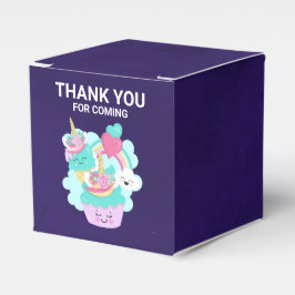 Caixinha De Lembrancinhas Cupcake bonito e Sorvete feliz Obrigado