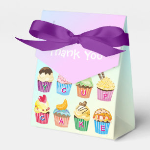 Caixinha De Lembrancinhas Cupcakes Adicione Seu Nome Monograma Delicious