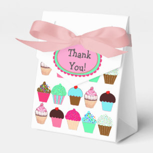Caixinha De Lembrancinhas Cupcakes Coloridos - Qualquer Ocasião