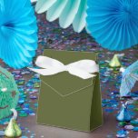 Caixinha De Lembrancinhas Customizable Army Green Simple Attractive Tent<br><div class="desc">Make your event unforgettable with Customizable Army Green Simple Tent Favor Boxes. Featuring a clean,  minimalist design in a sleek military green,  these sturdy boxes are perfect for weddings,  parties,  or corporate events. Easily personalize them with names,  dates,  or messages to match your unique theme and style.</div>