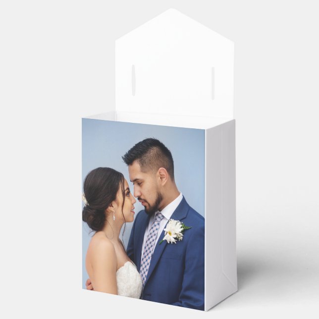 Caixinha De Lembrancinhas Customized Couple Wedding Photo (Aberto)