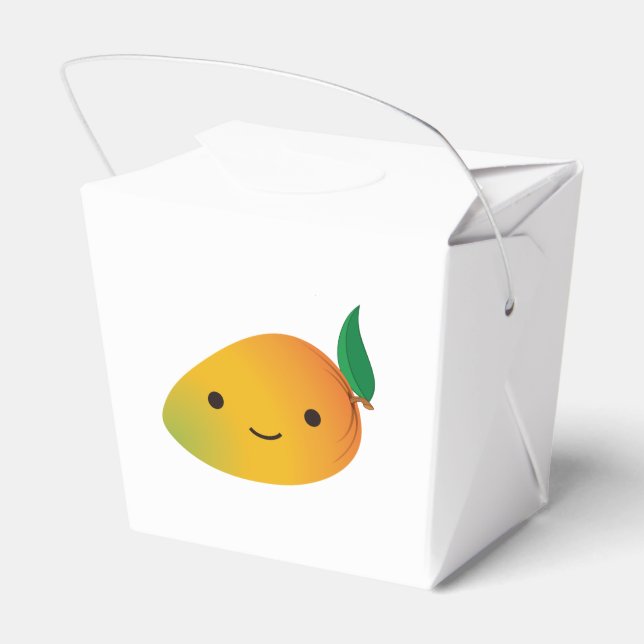 Caixinha De Lembrancinhas Cute Kawaii sorrindo Mango (Verso)