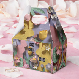 Caixinha De Lembrancinhas Cute Paper Cut Bunny Easter Party Gift Box