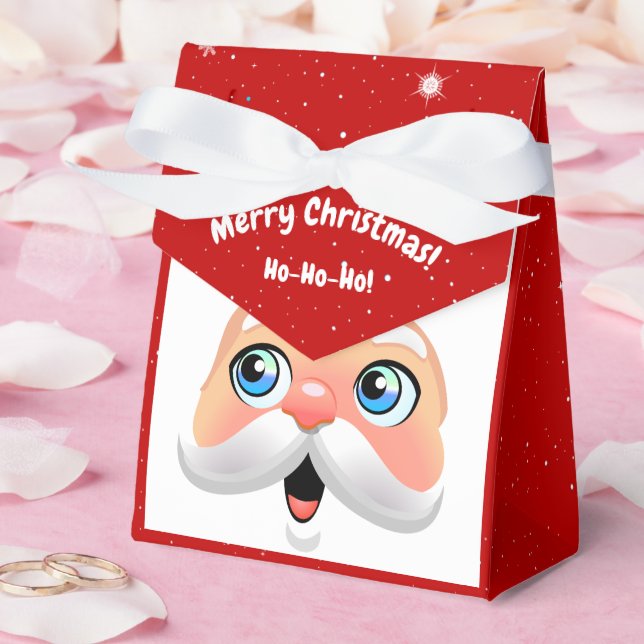 Caixinha De Lembrancinhas Cute Santa Claus (Casamento)