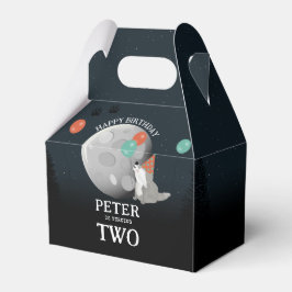 Caixinha De Lembrancinhas Cute Wolf Pack Woodland Moon Howling Birthday