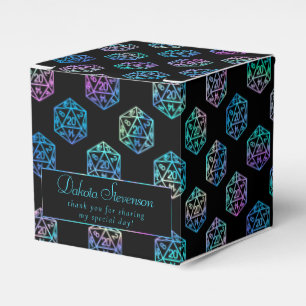 Caixinha De Lembrancinhas Dados de RPG   Gamer de Mesa de Fantasia Holo PnP 