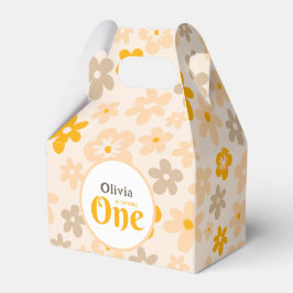 Caixinha De Lembrancinhas Daisy Boho Floral primeiro aniversario