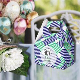 Caixinha De Lembrancinhas Dama de Chapéu Grande Derby Chá de Noiva Gable