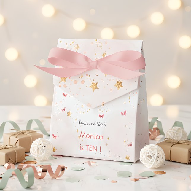 Caixinha De Lembrancinhas Dança e balé de bailarina giratória (Criador carregado)