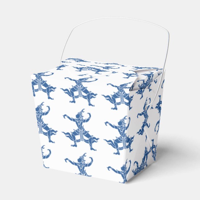 Caixinha De Lembrancinhas Dançarino Tailandês ⚠ Sinal ⚠ Tailândia (Frente)