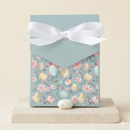 Caixinha De Lembrancinhas Decoração de Flores de Páscoa Pastel