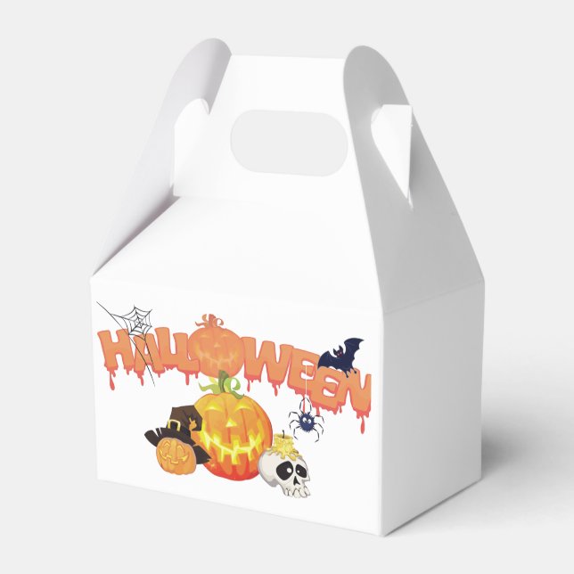 Caixinha De Lembrancinhas Decorações de Halloween Fofas (Frente)