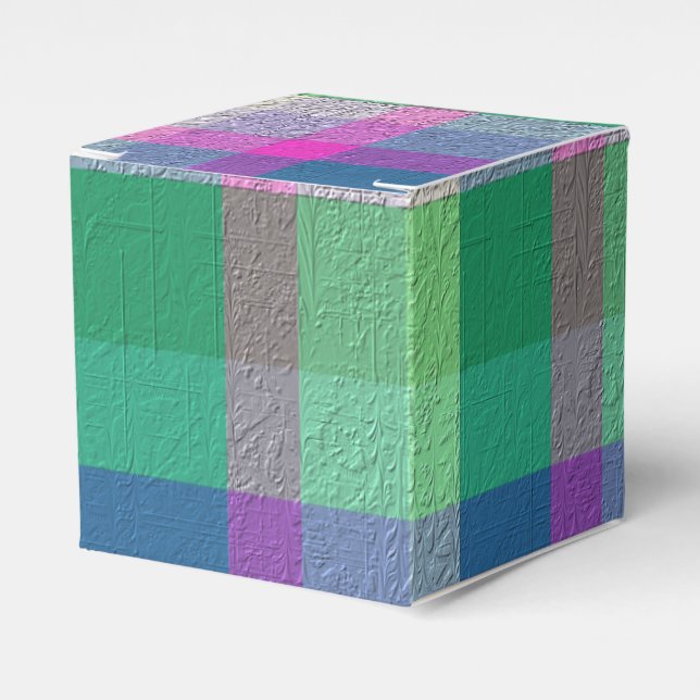 Caixinha De Lembrancinhas  Decorative Plaid (Frente)