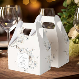 Caixinha De Lembrancinhas Delicate Wildflower Border Obrigado ID1102