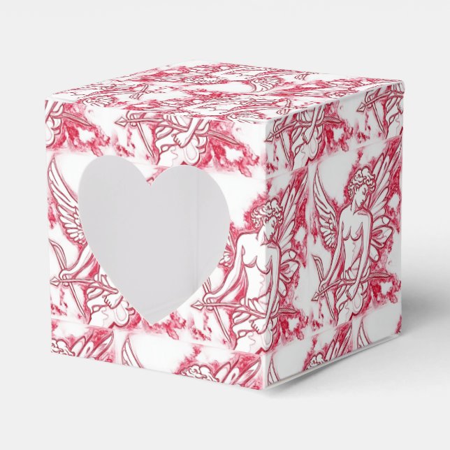 Caixinha De Lembrancinhas Desenho Cupido (Frente)