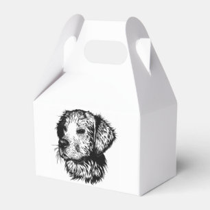 Caixinha De Lembrancinhas Desenho da Cabeça Canina