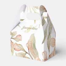 Desenho de flor de bebê rosa pastel Monograma