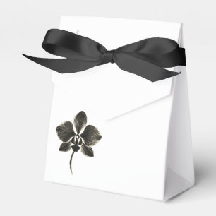 Caixinha De Lembrancinhas Desenho de Linha Orquídea - Design Floral