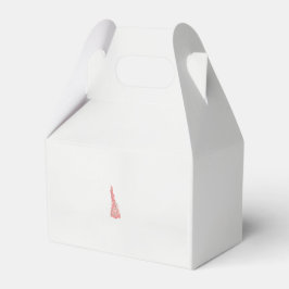 Caixinha De Lembrancinhas desenho de uma ave com flores