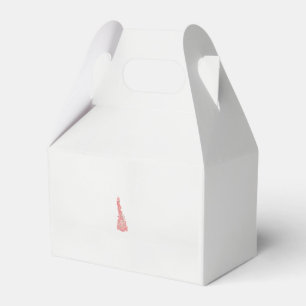 Caixinha De Lembrancinhas desenho de uma ave com flores