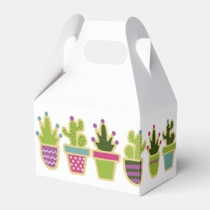 Caixinha De Lembrancinhas Design bonito do cacto com cor feita sob encomenda