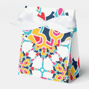 Caixinha De Lembrancinhas Design Colorida Turca Invisível