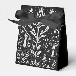 Caixinha De Lembrancinhas Design de Cogumelo Boho Místico – Arte Folclórica