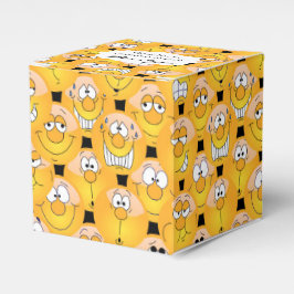 Caixinha De Lembrancinhas Design de Emoji de Rosto Amarelo 😉