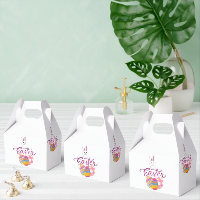 CAIXINHA DE LEMBRANCINHAS DESIGN DE FELIZ PÁSCOA (Múltiplo)