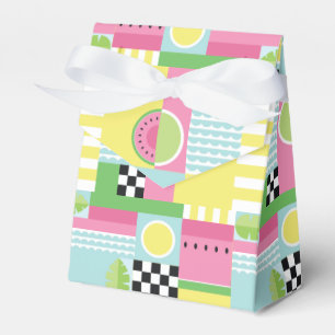 Caixinha De Lembrancinhas Design de fruta de Verão, mosaico divertido colori