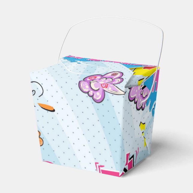 Caixinha De Lembrancinhas Design de Super Hero Girly Style (Frente)