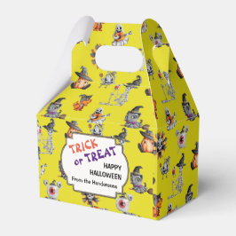 Caixinha De Lembrancinhas Design do Dia das Bruxas Bonito