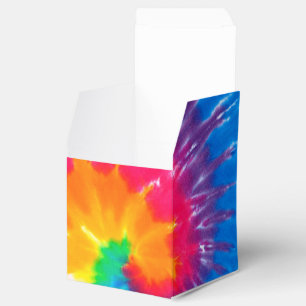 Caixinha De Lembrancinhas Design Psychedelic Tie-Dye