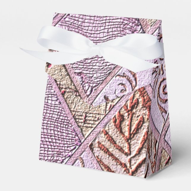 Caixinha De Lembrancinhas Designs De Diamante Em Pinks (Frente)