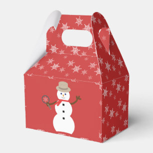 Caixinha De Lembrancinhas Detetive Snowman de Natal divertido e Rico