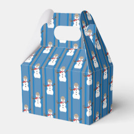 Caixinha De Lembrancinhas Detetive Snowman, divertido e Rico