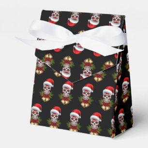 Caixinha De Lembrancinhas Dia De Natal Do Chapéu De Papai Noel Do Crânio D