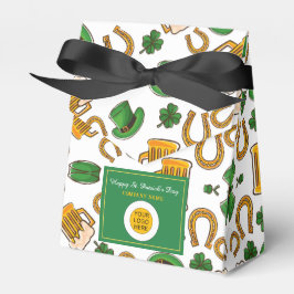 Caixinha De Lembrancinhas Dia de São Patrício Empresa Logotipo Promocional E